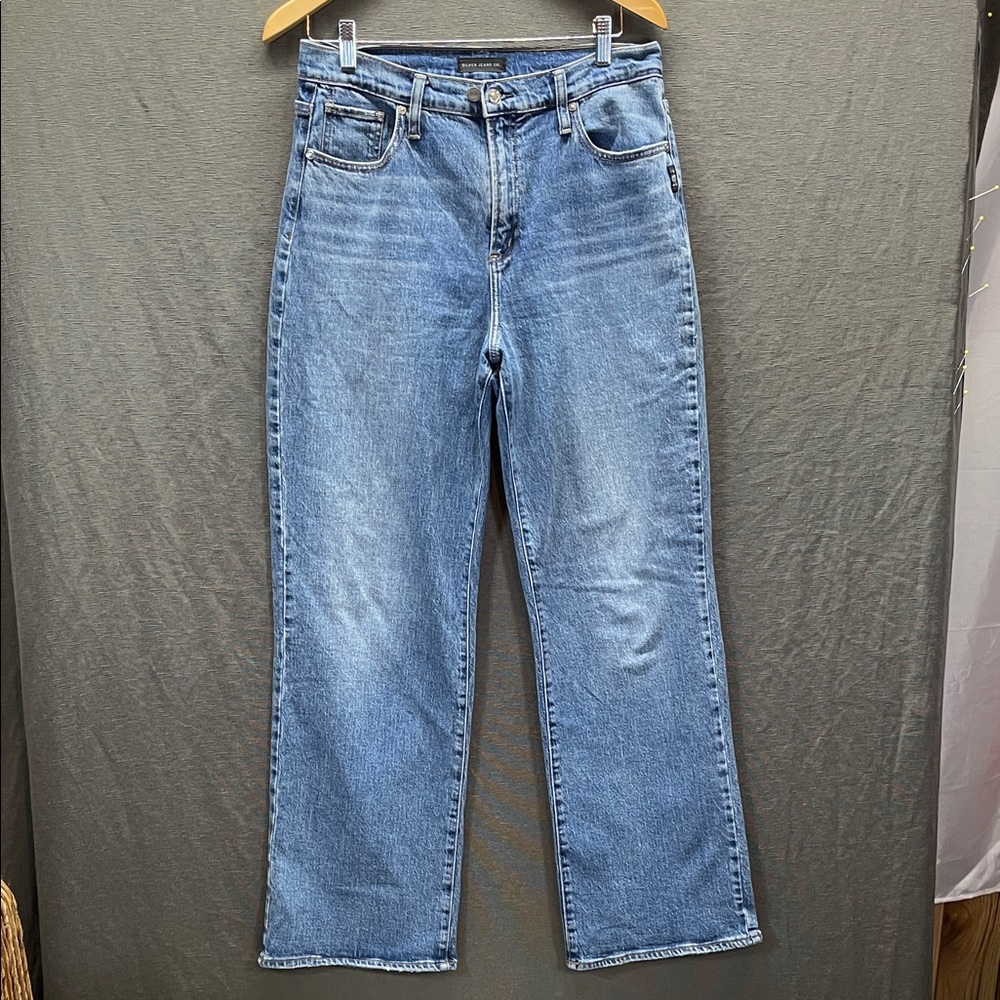 Silver Jeans Women's Straight Leg in Denim Blue